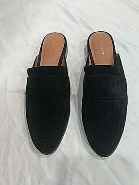 Mossimo Supply Co. Black Suede Slip-On Loafers